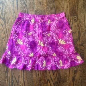 Floral spring skirt medium
